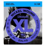 D’ADDARIO EXL115 NICKEL WOUNDS GUITAR STRINGS
